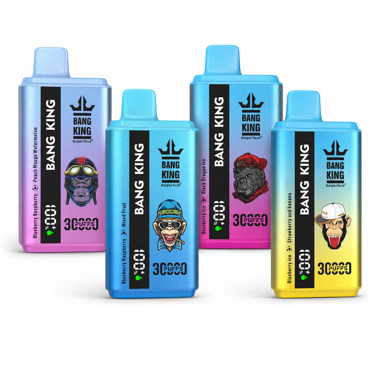 Bang King BK30 30000 Puffs Disposable Vape - EU Fast Dispatch 10 Pcs Box mixed flavor 10 pcs box