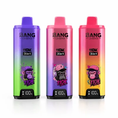 Bang Legend 110K 110000 Puffs 3-in-1 disposable vape EU Fast Dispatch 10 pcs box